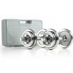 Discount Chromen Dumbbell Set 2 x 10kg Standaard Haltersets 30 Mm|Aanbiedingen