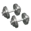 Chromen Dumbbell Set 2 x 30kg Standaard Haltersets 30 Mm