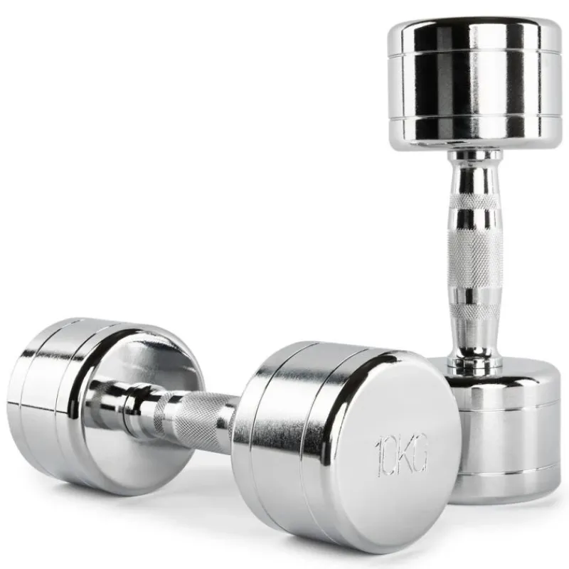 Sale Chromen Trainingsgewichten Set 1 - 10 kg Aerobics Gewichten|Chromen Dumbbells
