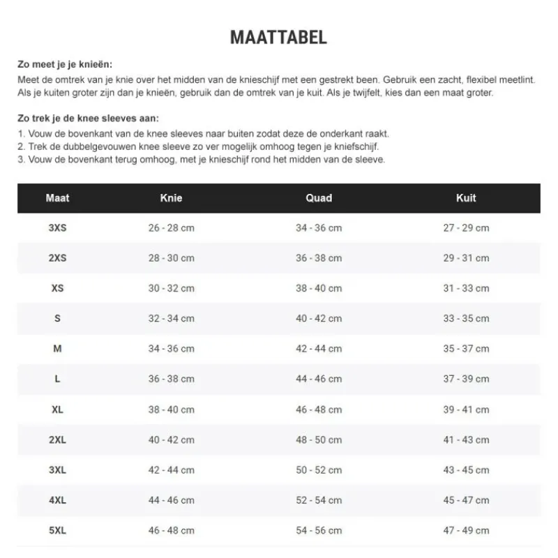 Online Knee Sleeves 7 mm - Extra Stiff Bandages|Knie- & Polsbandages
