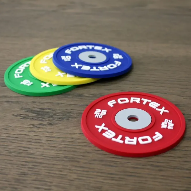 Clearance Fortex Onderzetters Bumper Plates|Olympische Halterschijven 50 Mm