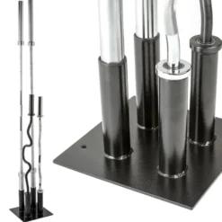Halterstangen Opbergstandaard 50 mm Karabijnhaak|Voor Halterstangen