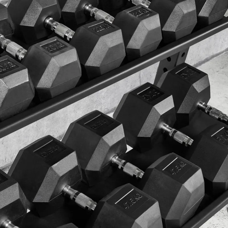 Sale Hex Dumbbells Rubber Hex Dumbbells