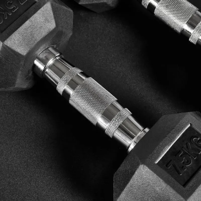 Sale Hex Dumbbells Rubber Hex Dumbbells