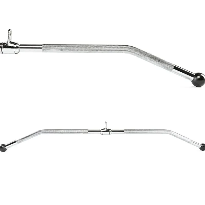 New Lattrekstang 120cm - Bumperuiteinden Bekijk Assortiment|Rubberen Dumbbells