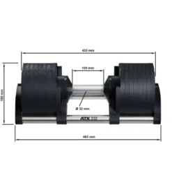 Hot Nuobell Adjustable Dumbbells 2 - 32 kg Verstelbare Dumbbells