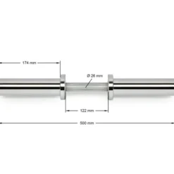 Hot Olympische Dumbbellstang Olympische Halterstangen 50 Mm