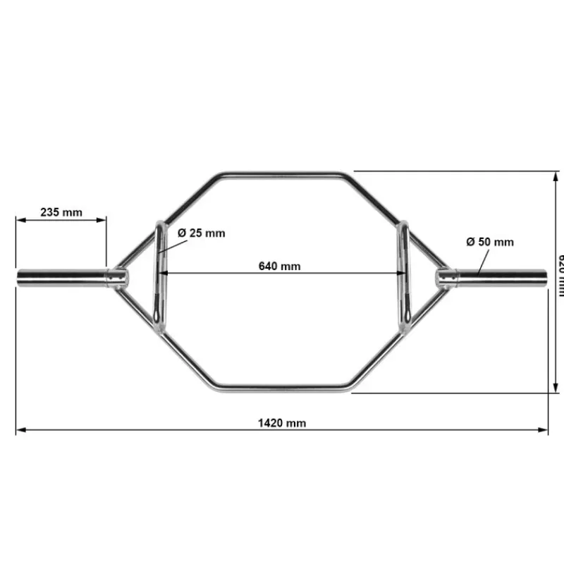 New Olympische Hex Bar (Tweedekans) Specialty Bars|Olympische Halterstangen 50 Mm