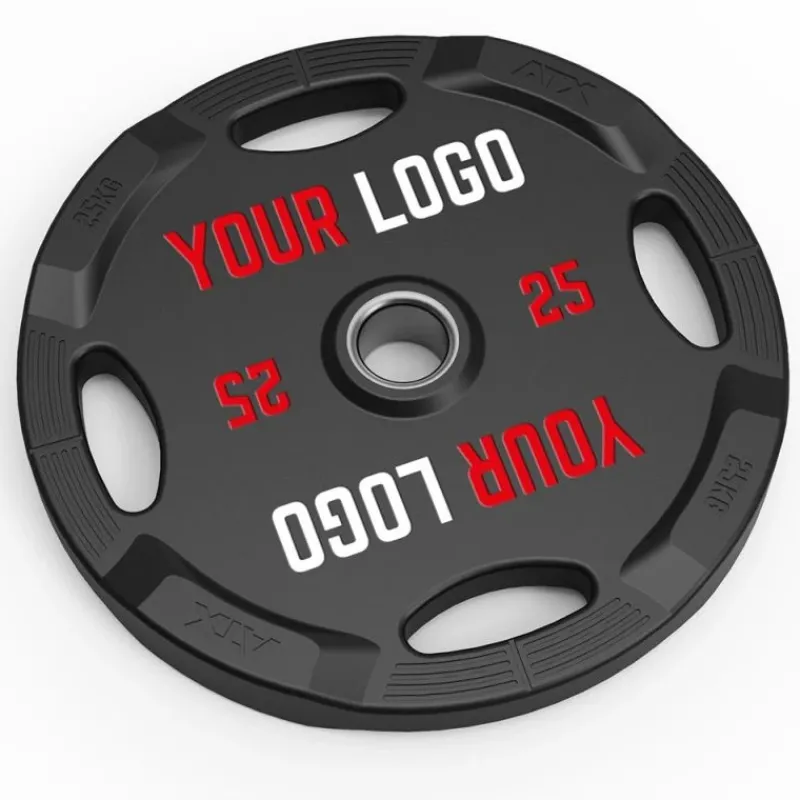 Best Polyurethaan 4-Grip Halterschijven - Eigen Logo Olympische Halterschijven 50 Mm