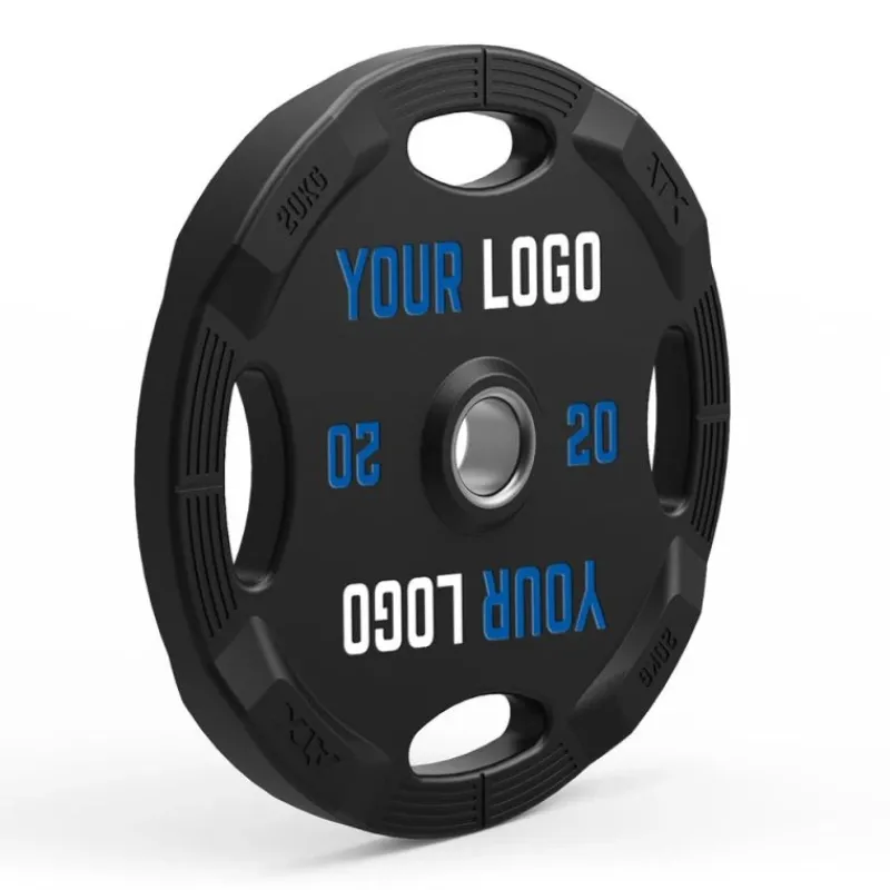 Best Polyurethaan 4-Grip Halterschijven - Eigen Logo Olympische Halterschijven 50 Mm