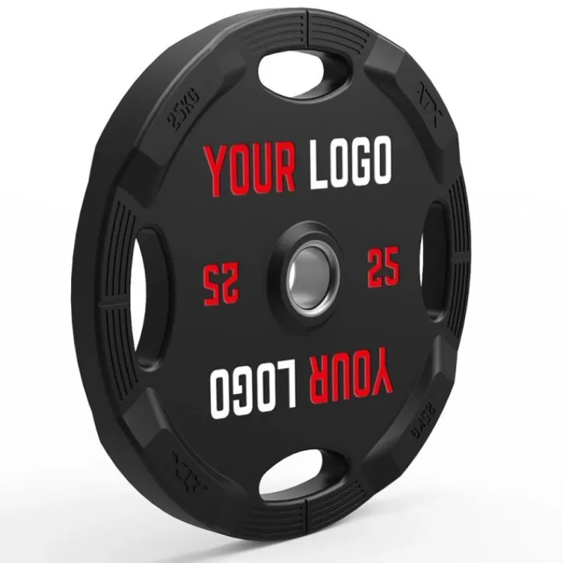 Best Polyurethaan 4-Grip Halterschijven - Eigen Logo Olympische Halterschijven 50 Mm