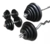 Discount Rubberen Complete Set 108kg Standaard Haltersets 30 Mm