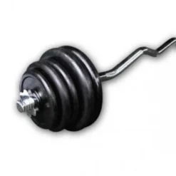 Sale Rubberen Curl Set 40kg Standaard Haltersets 30 Mm