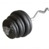 Hot Rubberen Curl Set 42,5kg Standaard Haltersets 30 Mm
