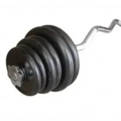 Hot Rubberen Curl Set 42,5kg Standaard Haltersets 30 Mm