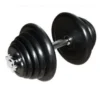 Sale Rubberen Dumbbell 25 kg / 1 kg stappen Standaard Haltersets 30 Mm