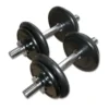 Rubberen Dumbbell Set 2 x 10kg Standaard Haltersets 30 Mm|Aanbiedingen