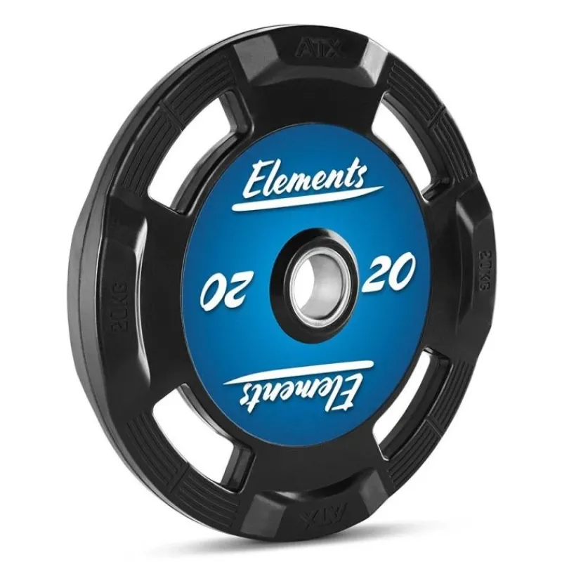 Clearance Rubberen 4-Grip Halterschijven - Eigen Logo Olympische Halterschijven 50 Mm