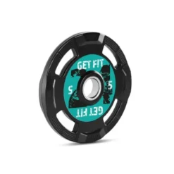Clearance Rubberen 4-Grip Halterschijven - Eigen Logo Olympische Halterschijven 50 Mm