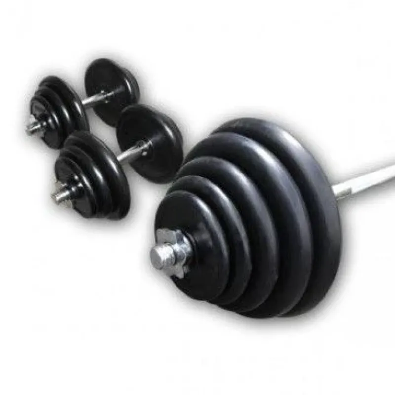 Outlet Rubberen Halter Plus Set 100kg Standaard Haltersets 30 Mm