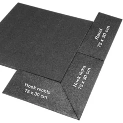 Discount Rubbertegel Afwerkranden 3 cm Bekijk Assortiment...|Rubbertegels