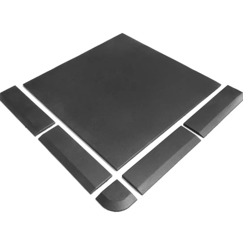 New Rubbertegel 100 x 100 x 2 cm - CleanFit - Zwart Bekijk Assortiment...|Rubbertegels
