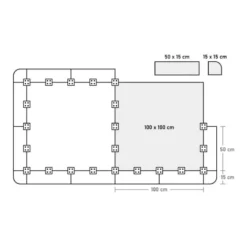 Clearance Rubbertegel 100 x 100 x 2 cm -⁠ CleanFit -⁠ Zwart/grijs Rubbertegels|Bekijk Assortiment...