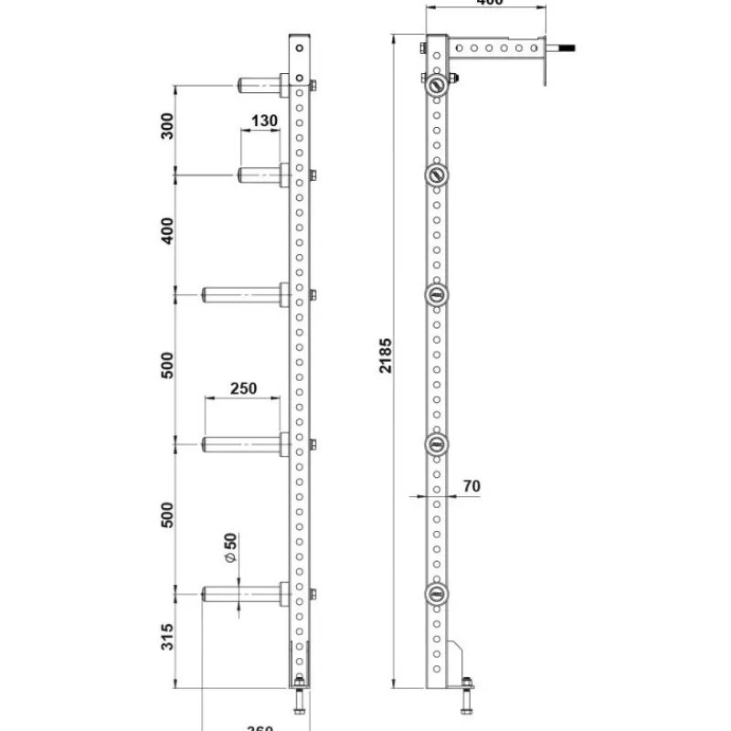 Discount Storage Extension voor Power Rack PRX-780 2.0 Toebehoren