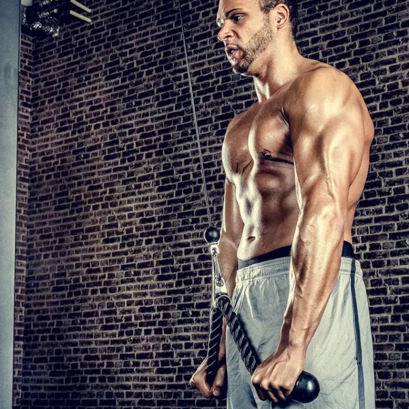 Triceps Touw - 70 cm Power Bands 104 Cm|Polsbeschermers