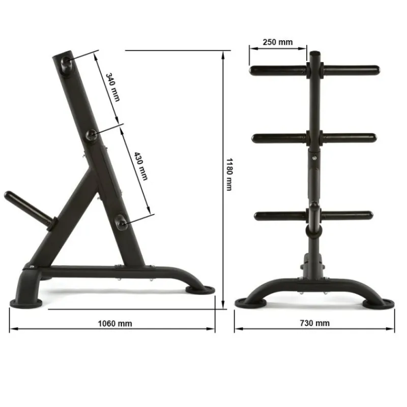 Weight Rack - Ovaal - 50 mm Voor Halterschijven